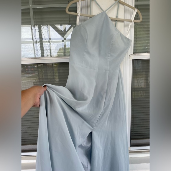 Azazie Bailey Dress in Sky Blue - Picture 6 of 16